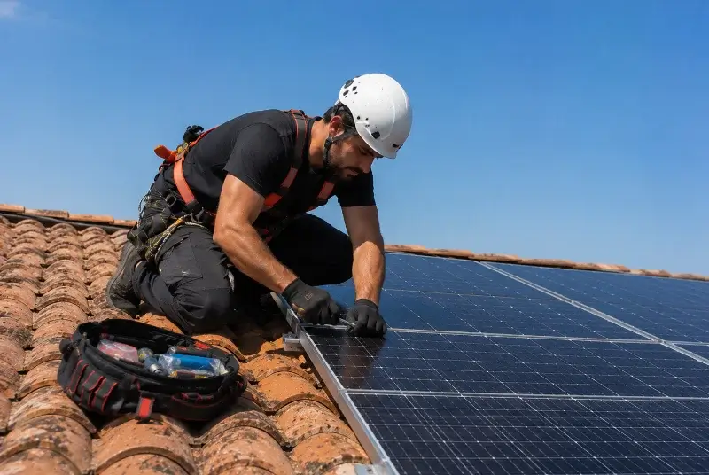 Maintenance et monitoring de panneaux solaires à Lans-en-Vercors